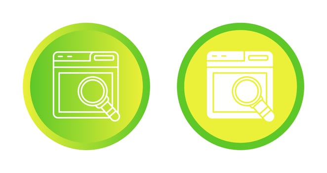 Web Search Vector Icon