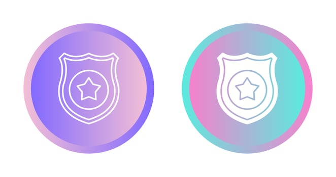Police Shield Vector Icon