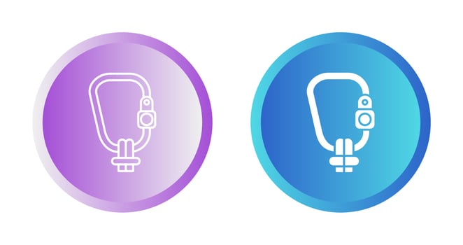 Carabiner Vector Icon