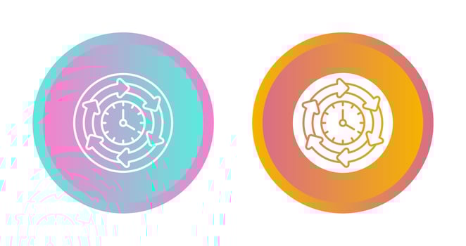 Processing Time Vector Icon