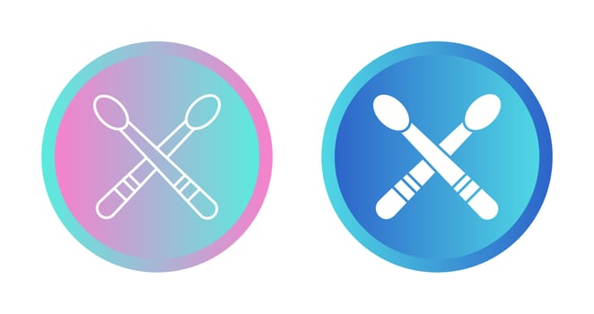 Drumsticks Vector Icon