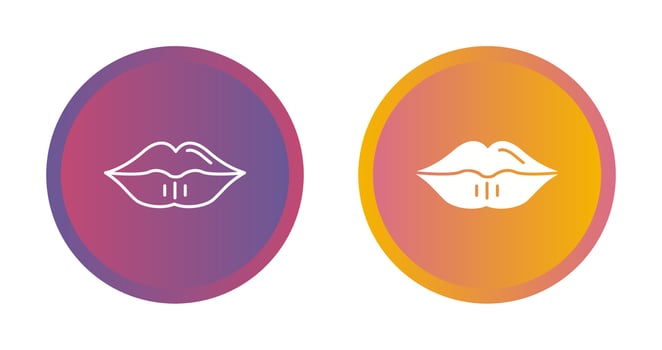 Lips Vector Icon