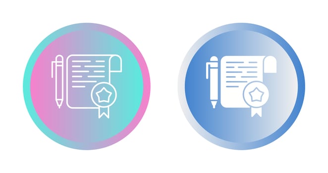 Premium Content Vector Icon