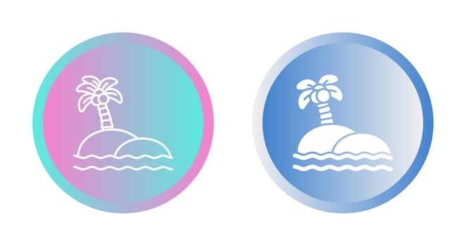 Island Vector Icon