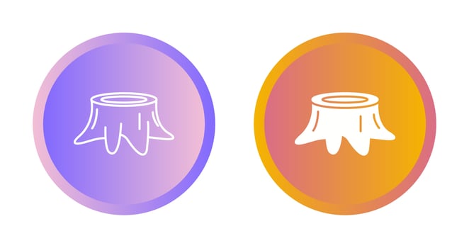 Stump Vector Icon