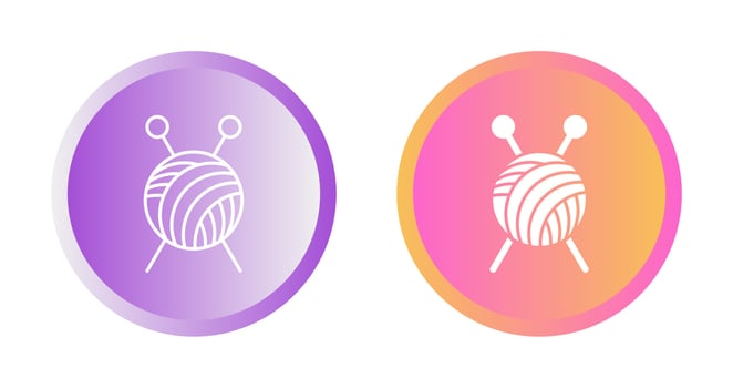 Knitting Vector Icon