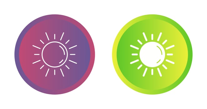 Sun Vector Icon