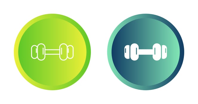 Dumbbells Vector Icon