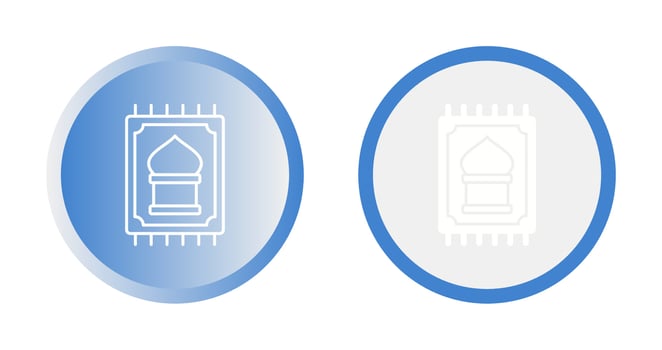 Prayer Rug Vector Icon
