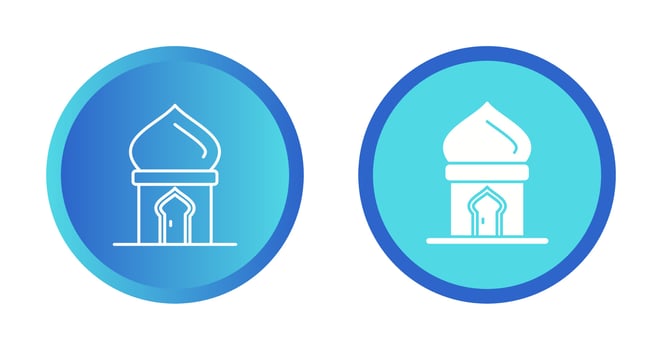 Masjid Door Vector Icon