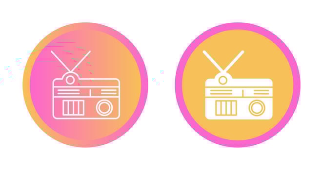 Radio Vector Icon