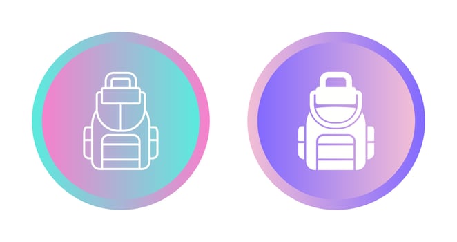Backpack Vector Icon