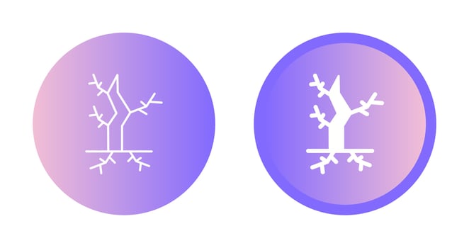 Dead Tree Vector Icon