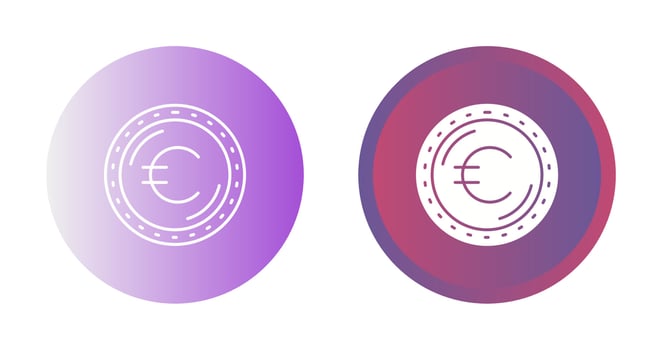 Euro Currency Vector Icon