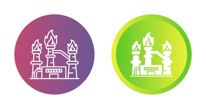 Natural Gas Vector Icon