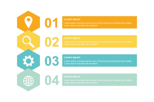 Business infographic design template. Element of chart, graphics , diagram for presentations. vector