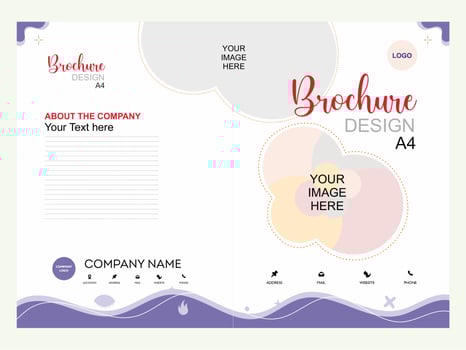 Brochure template layout design, Banner, Covers vector