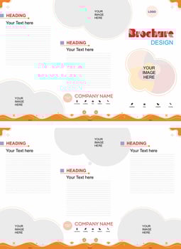 Brochure template layout design, Banner, Covers vector