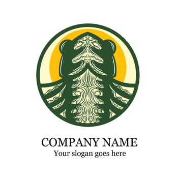 Unique art vector logo design