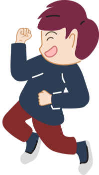 Happy cute kid cartoon character doodle hand drawn design for decoration. png