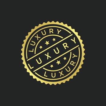 Luxury stamp vector