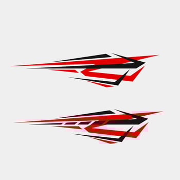 racing car sticker design vector. sports car stickers vector