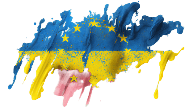 Ukraine flag patriot illustration design, ukrainian patriotism flags, png