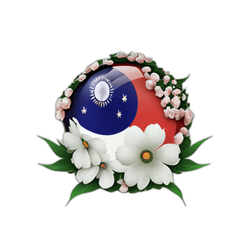Taiwan flag patriot illustration, Taiwanese flags patriotism, png