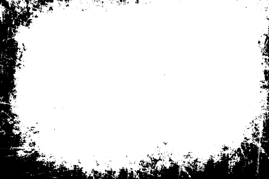 Grunge border texture background. Abstract frame overlay. PNG graphic illustration with transparent background.