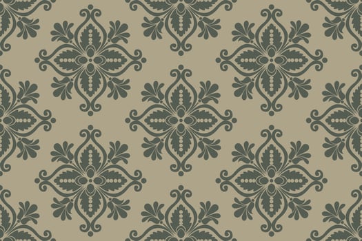 Floral seamless pattern. Vector indian decorative wallpaper. Batik indonesia. Colorful pattern with paisley and stylized flowers. Design for wrapping paper, cover, fabric, textile, wallpaper, curtains