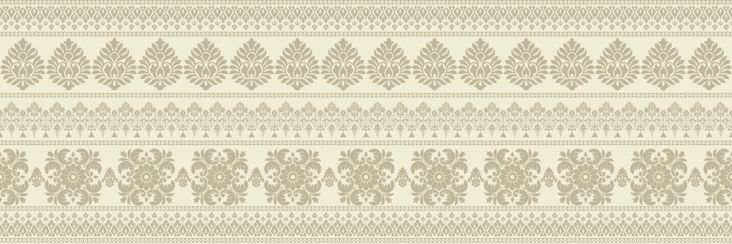 Floral seamless pattern. Vector indian decorative wallpaper. Batik indonesia. Colorful pattern with paisley and stylized flowers. Design for wrapping paper, cover, fabric, textile, wallpaper, curtains