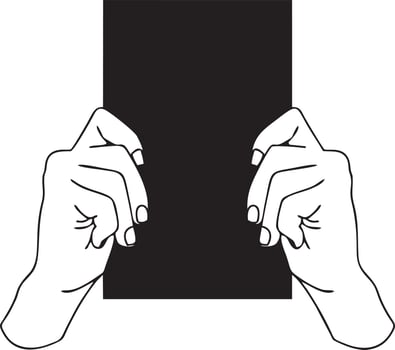 Hand icon symbol vector image. Illustration of the isolated finger hand touch human design. EPS 10