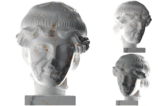 White marble and gold design inspired by Renaissance art. Perfect for fashion, apparel, and album covers png