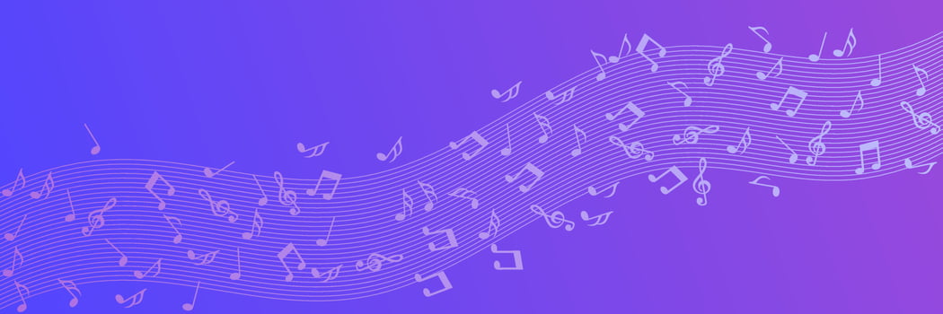 Abstract music background vector