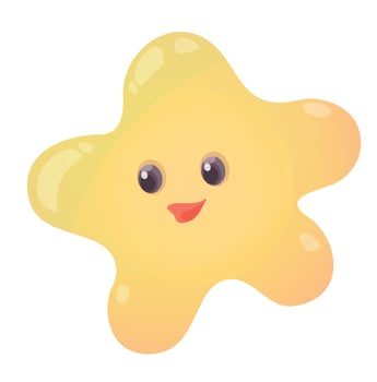Cute little star. Designs for cards, prints, birthday or holiday. vector