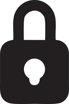 Lock security icon symbol vector image. Illustration of the key secure access system vector design. EPS 10