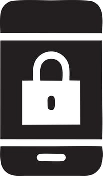 Lock security icon symbol vector image. Illustration of the key secure access system vector design. EPS 10