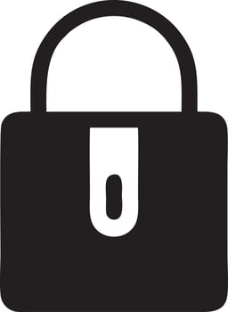 Lock security icon symbol vector image. Illustration of the key secure access system vector design. EPS 10