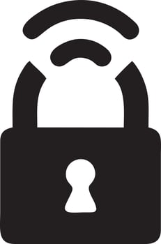 Lock security icon symbol vector image. Illustration of the key secure access system vector design. EPS 10