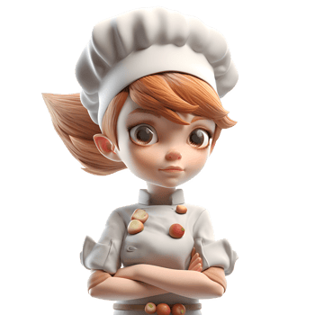 Cute Chef Women Adorable and Skilled Models for Food and Culinary Projects PNG Transparent Background