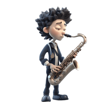 Talented Musician Kids Rocking Out PNG Transparent Background
