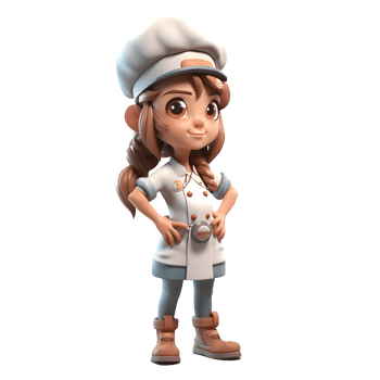Elegant and Charming Chef Women Sophisticated and Welcoming Models for Food and Hospitality Projects PNG Transparent Background