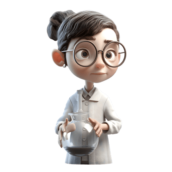 Cute Doctor Women in Scrubs Dynamic and Professional Characters for Healthcare Industry Presentations PNG Transparent Background