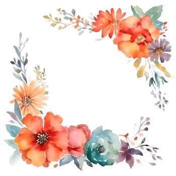 Trendy Easter Floral Square Frame Templates for Social Media Posts, Mobile Apps, and Web Design. Peonies, Roses, and Greenery in Soft Pastel Colors. PNG Transparent Background