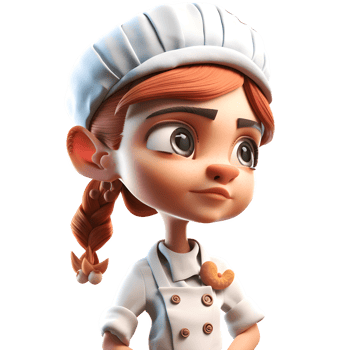 Cute Chef Women with Style Fashionable and Sophisticated Models for Food and Beverage Promotions PNG Transparent Background