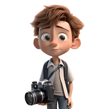Budding Photographers Capturing Life PNG Transparent Background