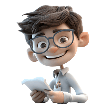 Professional 3D Dentist with Mouthwash Perfect for Oral Care or Fresh Breath Products PNG Transparent Background
