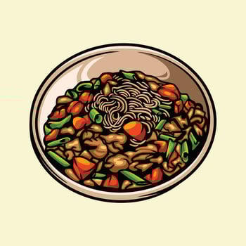 jjimdak food vector