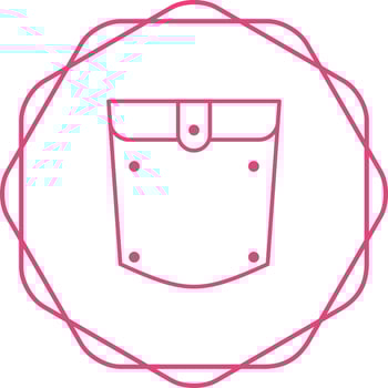 Pocket Square Vector Icon