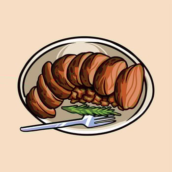 Metambre food vector